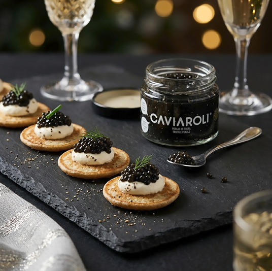 CAVIAROLI REVOLUCIONA LA GASTRONOMÍA NAVIDEÑA CON SUS NUEVAS PERLAS DE TRUFA NEGRA DOBLE PREMIUM